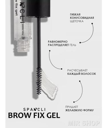SPARCLI Eyebrow gel fixing transparent - Buy Online on GoSupps.com