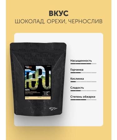 TABERA Coffee in Taber Peru grains 100% arabica 500 grams - Buy Online on GoSupps.com