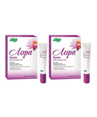 Evalar Laura cream for the contour of the eyes with peptides 15 g x 2 l