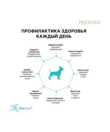 PREMIER Dry food for dogs Mini Adult Turkey turkey 1 kg - Buy Online on GoSupps.com
