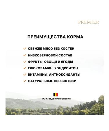 PREMIER Dry food for dogs mini adult lamb and turkey 3 kg - Buy Online on GoSupps.com