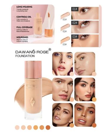 LuNa Cosmetics Tonal cream 01 Dawang Rose Coverage premium quality - Buy Online on GoSupps.com