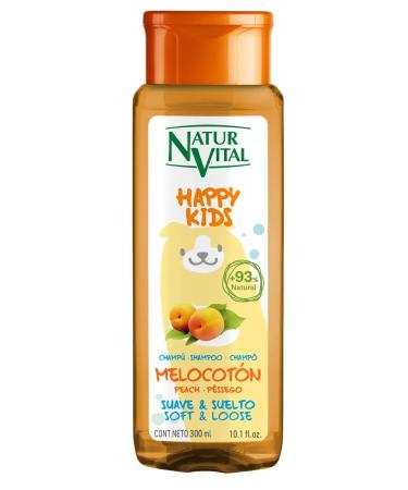 Natur Vital Shampoo for children with peach extract 300ml - Buy Online on GoSupps.com