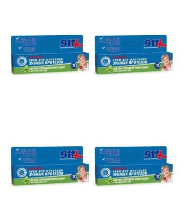 911 cream for fixing dentures Mostaden 40ml 4 pcs