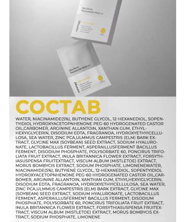 JMSolution Whitening mask Skin Boost Niacinamide Mask 1.0 - Buy Online on GoSupps.com