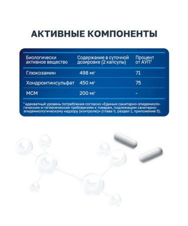 VitaScience Glucosamine chondroitin MSM Forte for joints - Buy Online on GoSupps.com