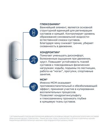 VitaScience Glucosamine chondroitin MSM Forte for joints - Buy Online on GoSupps.com