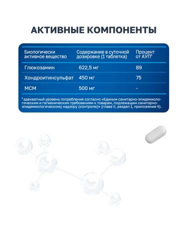 VitaScience Glucosamine chondroitin MSM Extra for joints - Buy Online on GoSupps.com