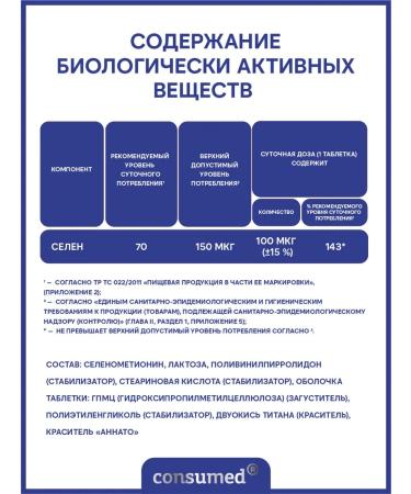 Consumed Selenium vitamins for immunity for hair and health of the thyroid gland - Buy Online on GoSupps.com