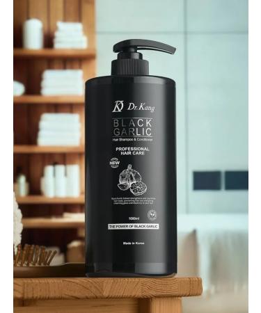Dr Kang Shampoo and air conditioner 2 in 1 black garlic 1000 ml - Buy Online on GoSupps.com