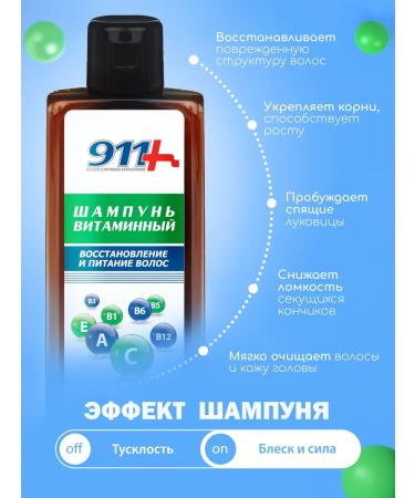 911 + Your emergency service Vitamin shampoo and balm from falling out and for hair growth - Buy Online on GoSupps.com