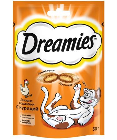 DREAMIES Cotton for cats of a pillow with chicken 10x30g - Buy Online on GoSupps.com