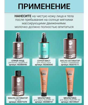 SUN VIBES Milk milk and body after tanning - Buy Online on GoSupps.com