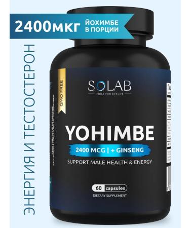 SOLAB Yohimbe with ginseng 30 mg (yokhimbin)