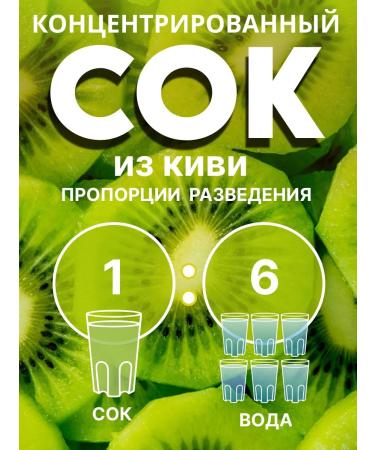 Only JUICE Concentrated kiwi juice only 1 kg - Buy Online on GoSupps.com