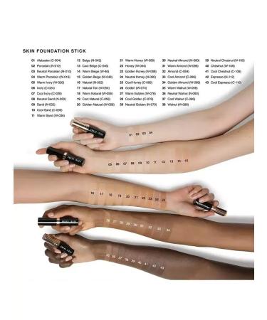 BobbiBrown Cream Skin Foundation Stick Ton W-046 Warm Beige - Buy Online on GoSupps.com