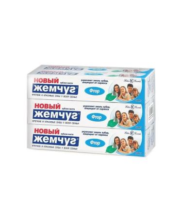 New pearl Toothpaste fluoride 50 ml (6pcs in a set)