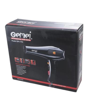 Gemei Hair hair dryer with nozzles hairdryer - Buy Online on GoSupps.com