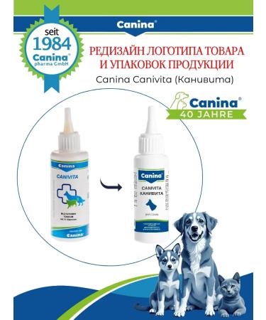 Canina pharma GmbH Canina Canivita - liquid vitamins for dogs and cats 100 ml - Buy Online on GoSupps.com