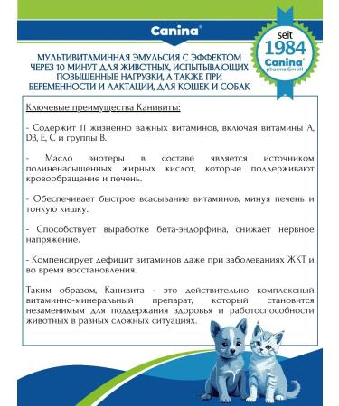 Canina pharma GmbH Canina Canivita - liquid vitamins for dogs and cats 100 ml - Buy Online on GoSupps.com