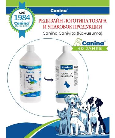 Canina pharma GmbH Vitamins for dogs during pregnancy stress Canivita 1000ml - Buy Online on GoSupps.com