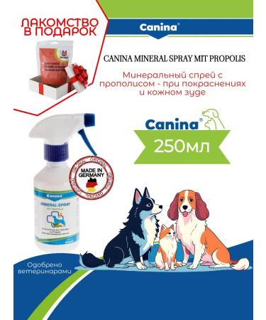 Canina pharma GmbH Spray from itching and redness Therapeutic Mineral Spray 250 ml