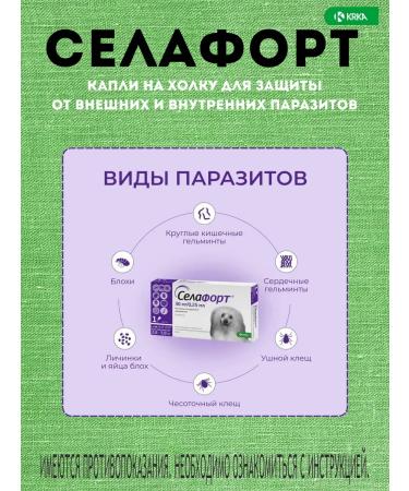 SELAFORT for dogs 2.6-5kg 30 mg 0.25ml drops from fleas - Buy Online on GoSupps.com