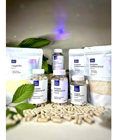 Ezhovik crested mycelium in capsules 60 pcs - Buy Online on GoSupps.com