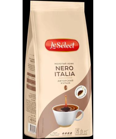 Ground coffee Le Select Nero Italia 2pcs - Buy Online on GoSupps.com