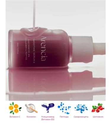 Arencia Strengthening serum with collagen and 8% niacinamide - Buy Online on GoSupps.com