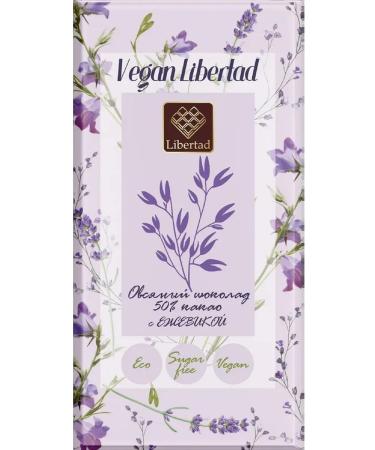 Oatmeal chocolate Libertad Vegan 50% cocoa with 2pcs