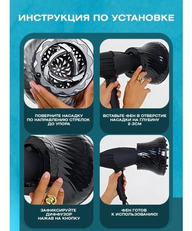 Diffusor for a universal hair dryer - Buy Online on GoSupps.com