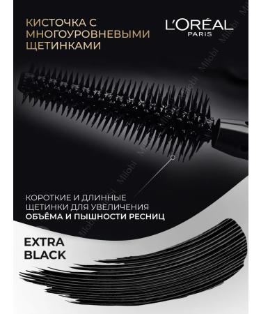 L'OREAL PARIS Panorama all Night Black Black Original Mascara - Buy Online on GoSupps.com