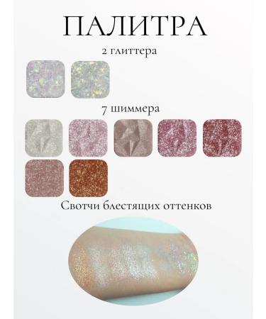 GlimmerGaze Eye shadows palette shiny - Buy Online on GoSupps.com