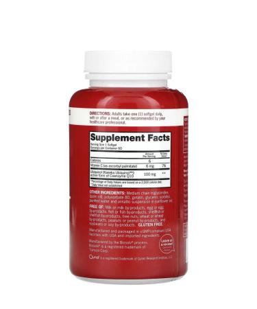 Qunol Kilikhinol with vitamin C 60 capsules - Buy Online on GoSupps.com