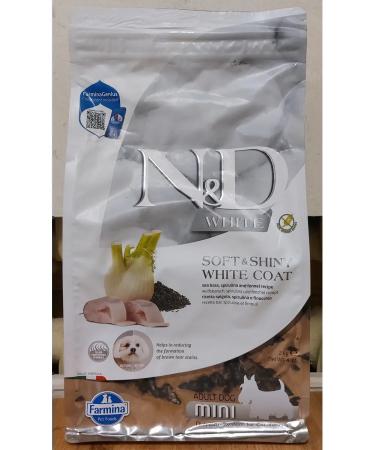 Farmina Dog feed N&D White Adult Mini Dog Sibas 2 kg - Buy Online on GoSupps.com
