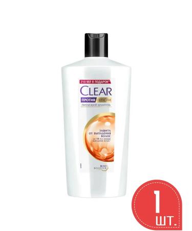 clear 610 ml shampoo against dandruff against hair loss