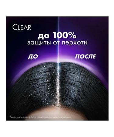 clear 8 pcs. Hair shampoo against dandruff 610 ml against hair loss - Buy Online on GoSupps.com