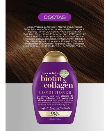 OGX Hair air conditioner Biotin & Collagen 385 ml - Buy Online on GoSupps.com
