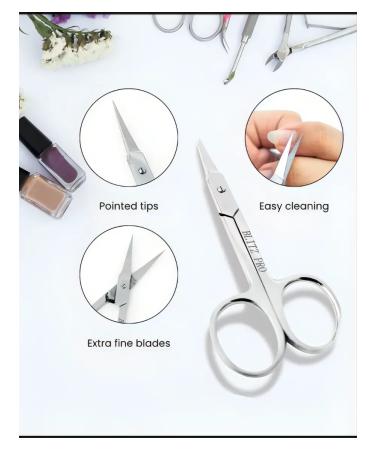 Manicure scissors for nails and cuticles Professional - Buy Online on GoSupps.com