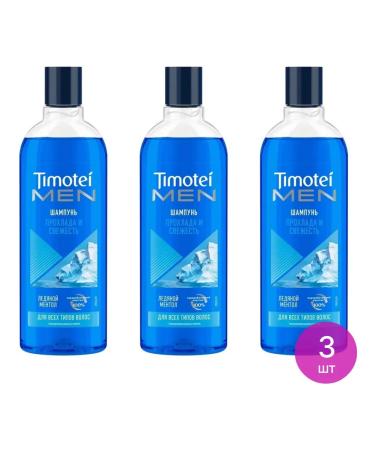 TIMOTEI Tetami shampoo of male coolness and freshness 400ml 3 pcs