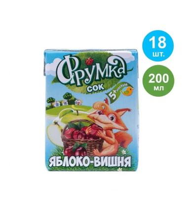 Frumka Apple-cherry juice 18 pcs 200 ml