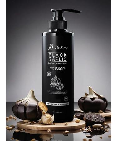 Dr Kang Shampoo and air conditioner 2 in 1 black garlic 500 ml - Buy Online on GoSupps.com