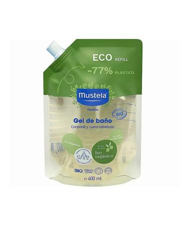 Mustela Gel Children's Organic Cleansing Gel Refil 400 ml
