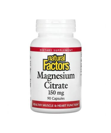 Natural Factors Magnesium citrate 150 mg 90 capsules