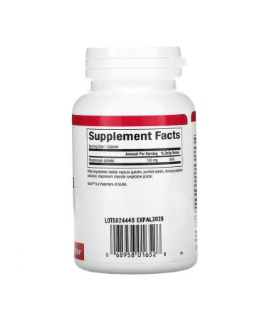 Natural Factors Magnesium citrate 150 mg 90 capsules - Buy Online on GoSupps.com