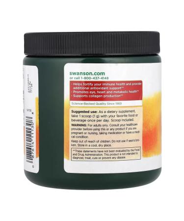 Swanson Vitamin C Vitamin C Powder 100% Pure 454 grams - Buy Online on GoSupps.com