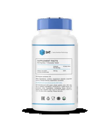 SNT Vitamin C for immunity Vitamin C 500 mg 90 tablets - Buy Online on GoSupps.com