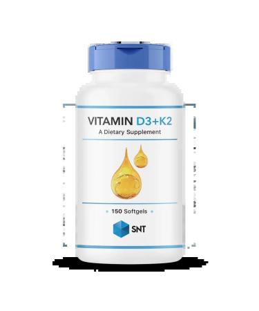 SNT Vitamin D3 K2 Vitamin D3 + K2 150 capsules