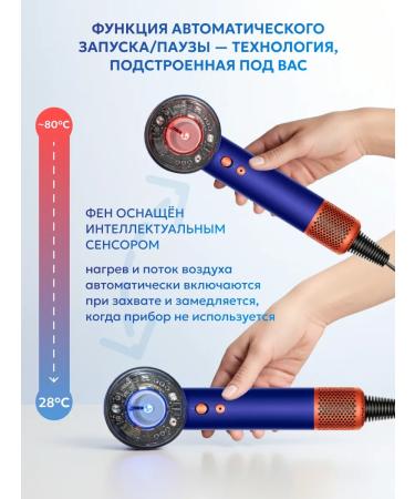 Welleya Feng for hair professional with nozzles 5V1 - Buy Online on GoSupps.com